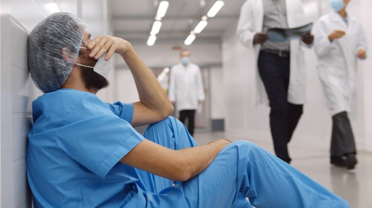 enfermeros La pandemia, una historia cargada de dolor. Foto: Getty Images.