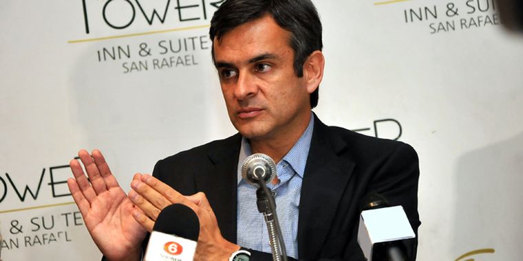 Luis Rosales, esta mañana, durante la conferencia. Foto: Agustín Mauricio/Mediamza.com