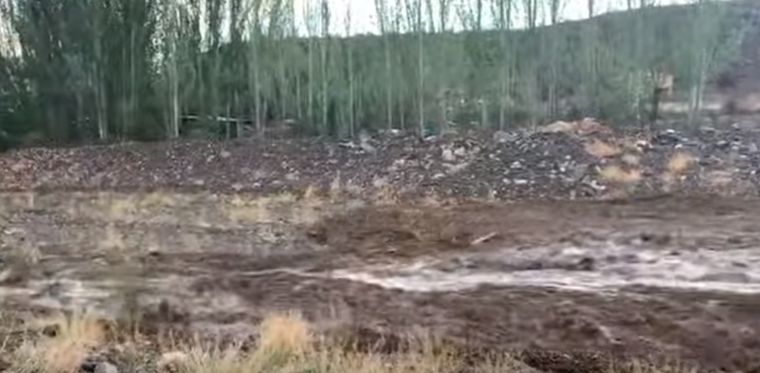 Crecida del río Potrerillos