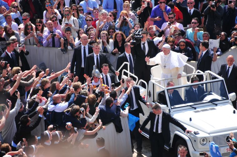 Francisco: La explotación del planeta ya ha superado los límites aceptables Foto: Gentileza: Enrique Cangas