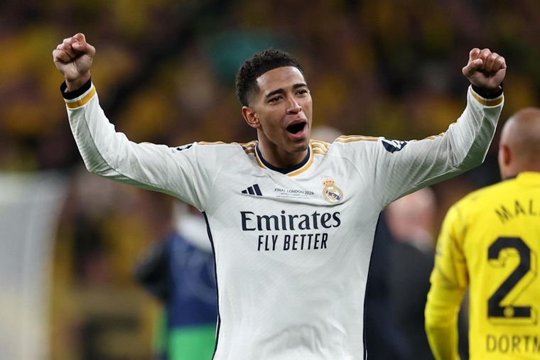 Bellingham celebra un nuevo título. Foto: EFE