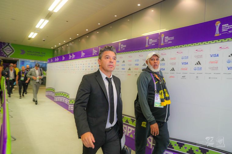 Marcelo Gallardo fue eliminado del Mundial de Clubes. Foto: Al Ittihad
