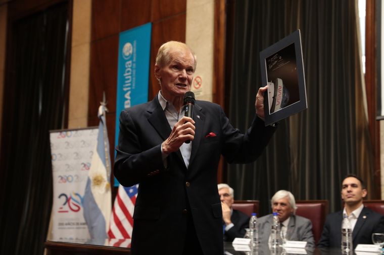 Bill Nelson La dirección de la NASA esta bajo su mando desde mayo de 2021 Foto: UBA