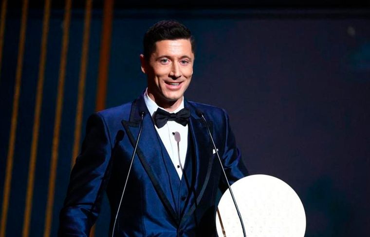 Lewandowski, otra vez polémico con la entrega del Balón de Oro.