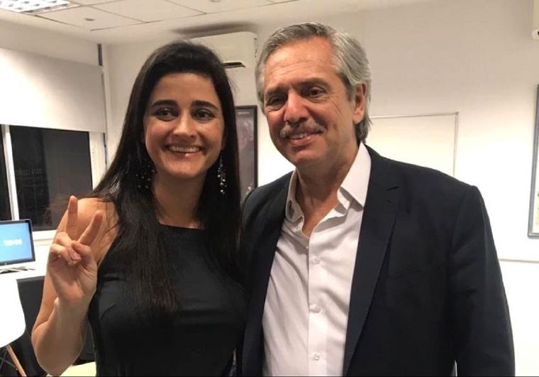 Carmela Moreau y Alberto Fernández