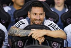 Quisieron reírse de Leo, pero la broma salió mal. Foto: @MLS Quisieron reírse de Leo, pero la broma salió mal. Foto: @MLS