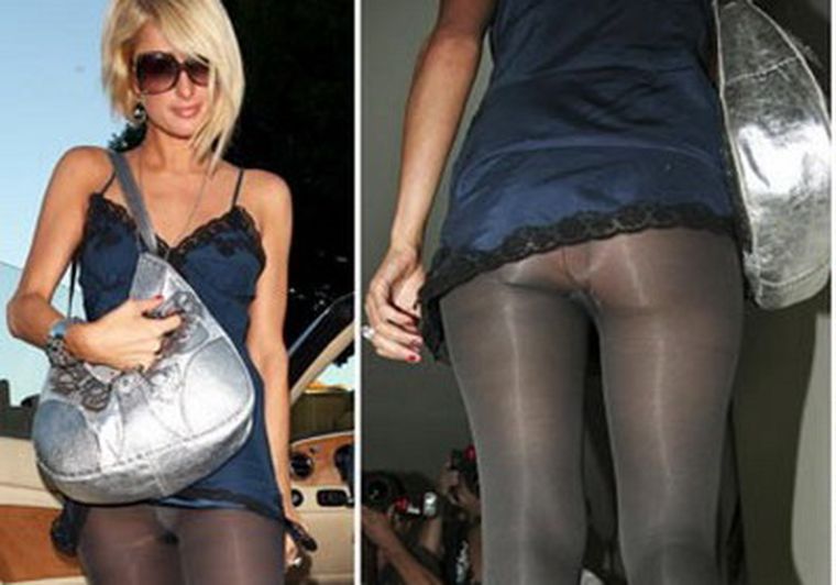 La blonda no se preocupó mucho por su exhibición.