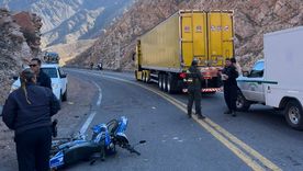 El accidente se registró cerca de Uspallata