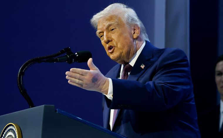 Donald Trump ya recibe el petróleo de Venezuela. Foto Efe Donald Trump ya recibe el petróleo de Venezuela. Foto Efe