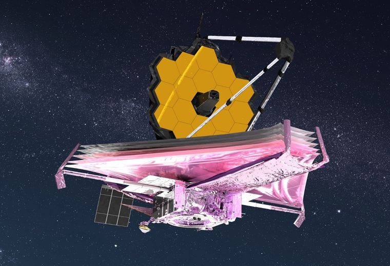La NASA se sirve de su telescopio espacial James Webb para este descubrimiento. Foto: NASA, ESA