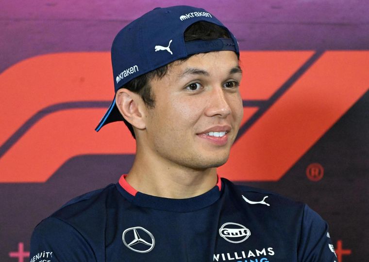 Alex Albon elogió a Colapinto. Foto: EFE