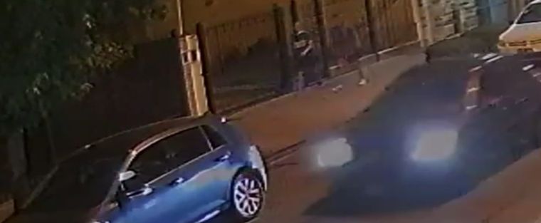 El hecho ocurrió en Las Heras al 300, entre Lazcano y Arenales. Foto: Captura de pantalla
