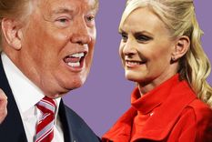 Trump y Cindy McCain. Trump y Cindy McCain.
