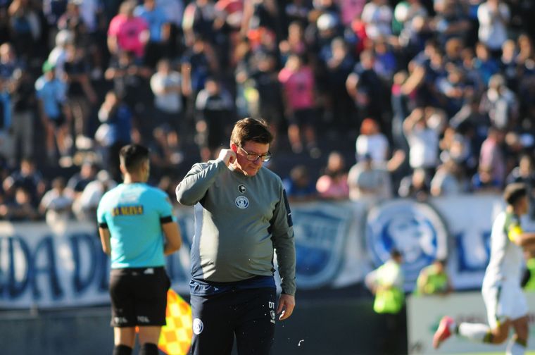 Berti habló tras la victoria con Defensa y Justicia en el Gargantini. Foto: ALF PONCE MERCADO / MDZ