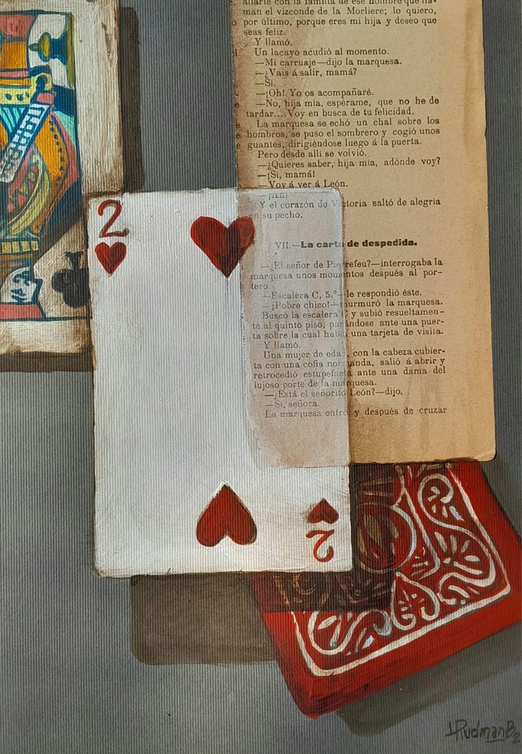 La carta de despedida, obra de Laura Rudman. La carta de despedida, obra de Laura Rudman.
