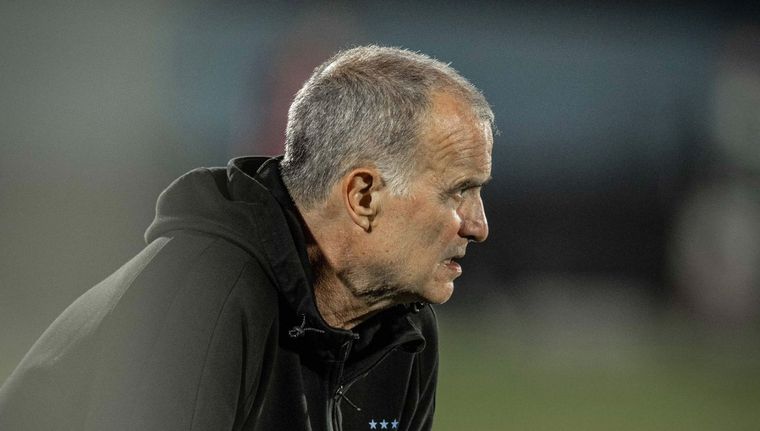 Marcelo Bielsa habló luego de la victoria Charrúa. Foto: @Uruguay