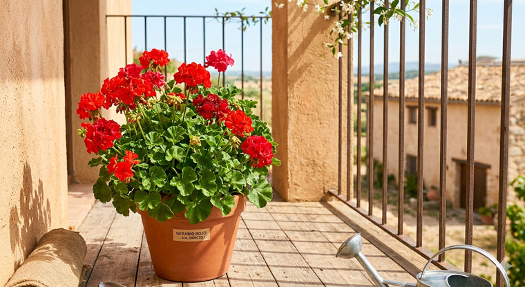Geranio, una de las plantas que aman el sol. Geranio, una de las plantas que aman el sol.