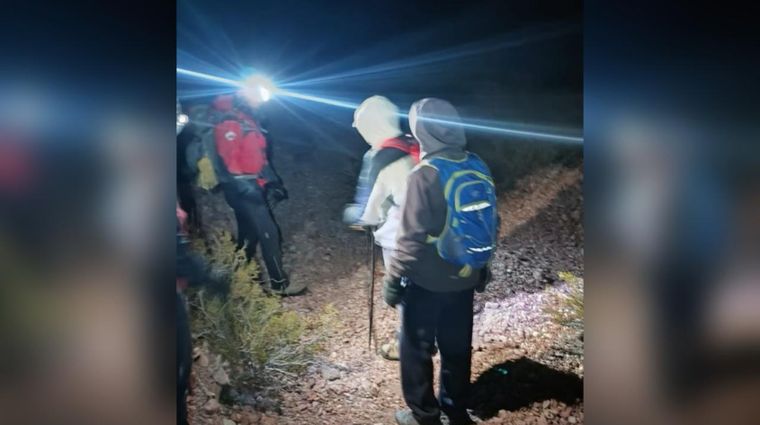 Como fue hallado el hombre perdido en Uspallata.