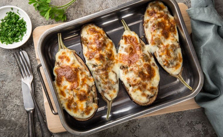 Berenjenas rellenas Una receta simple y deliciosa en pocos minutos Foto: Shutterstock