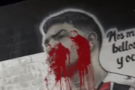 Las paredes de los alrededores del estadio de Chacarita aparecieron con pintadas antes del partido con Gimnasia. Las paredes de los alrededores del estadio de Chacarita aparecieron con pintadas antes del partido con Gimnasia.