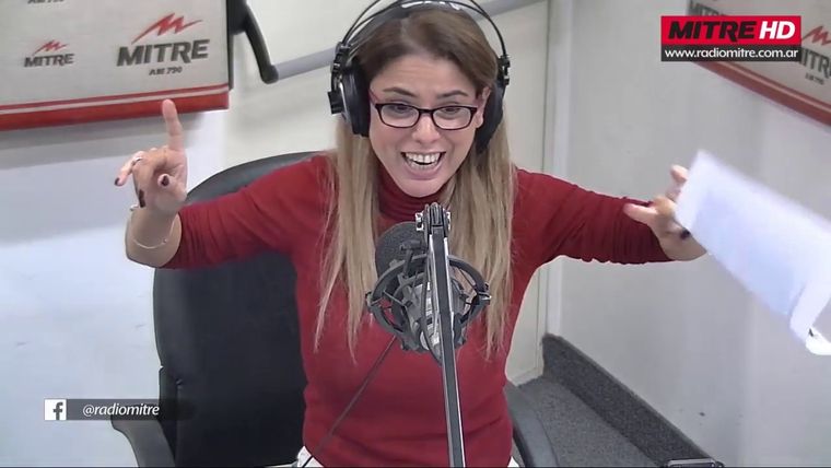 Marina Calabró asegura que un conocido periodista abandonará DDM Foto: Captura video Radio Mitre