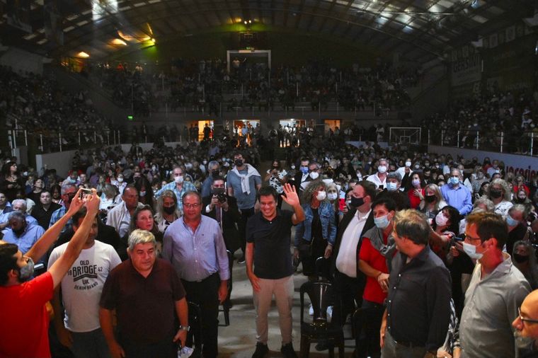Facundo Manes convocó a una multitud en Mar del Plata.
