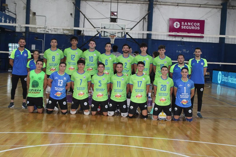 El debut de los mendocinos en la Liga Federal de vóley Foto: Prensa San Martín de Porres