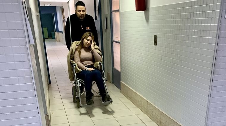 Janina Ortiz en el Hospital Español. Foto: ALF PONCE MERCADO / MDZ