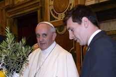 video: el especial mensaje del papa francisco a messi