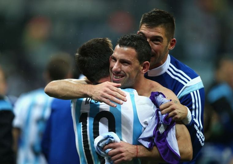 Leo y Maxi vivieron momentos inolvidables en la Selección Foto: publicada en CNN