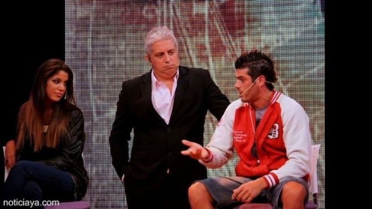 Peluffo en el Gran Hermano del 2012.