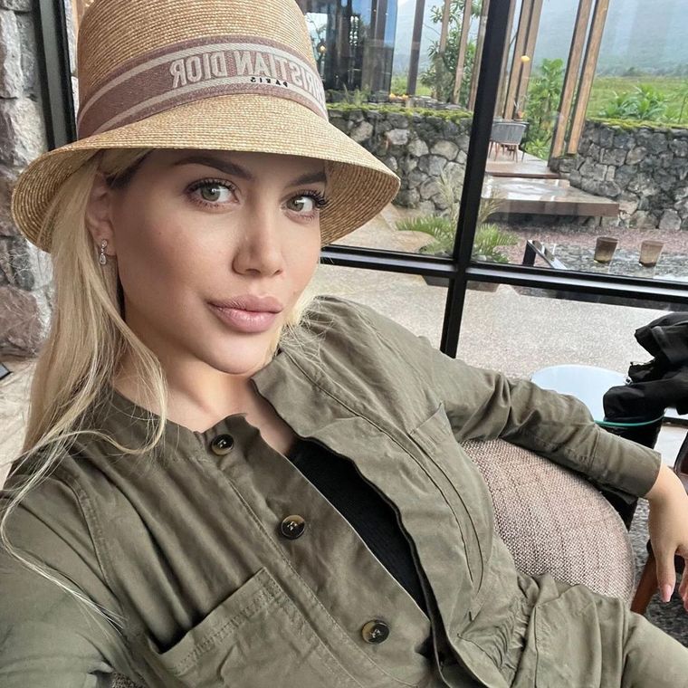Wanda Nara expone sus looks más top en África Foto: Instagram