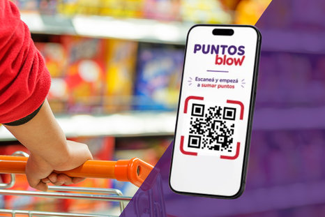 La cadena mendocina impulsa una plataforma de incentivos llamada Puntos Blow.
