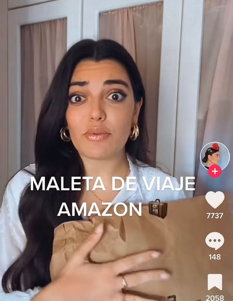 La mochila se viralizó por su utilidad Foto: Captura video de @nataliagores