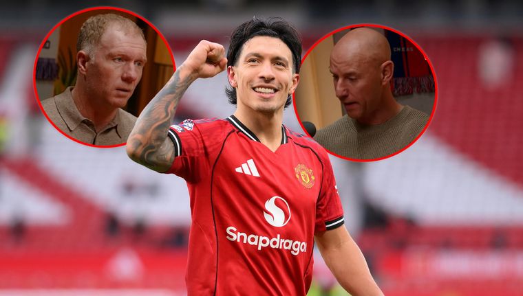 Lisandro Martínez respondió a las críticas de Paul Scholes y Nicky Butt.