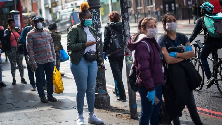 Reino Unido ve con alarma el crecimiento de casos. Foto: SkyNews.