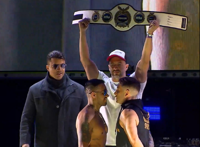 Los streamers tuvieron un breve enfrentamiento en el encuentro Foto: X @porquetendencia