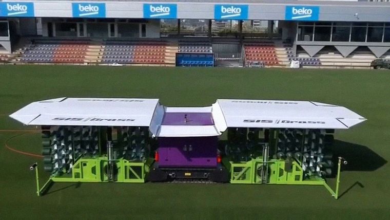 Así lucen las modernas máquinas de la empresa irlandesa encargada de los trabajos