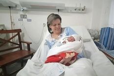 Noah Portillo, nacido hace unos días en el Hospital Regional de Río Gallegos, será el primer ahijado presidencial de Javier Milei, en cumplimiento de la Ley de Padrinazgo Presidencial. Foto: WInfo