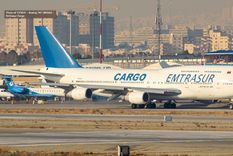 hablaron dos directivos de la empresa propietaria del avion irani