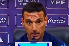 Scaloni se sorprendió por lo consultado. Foto: Captura Video