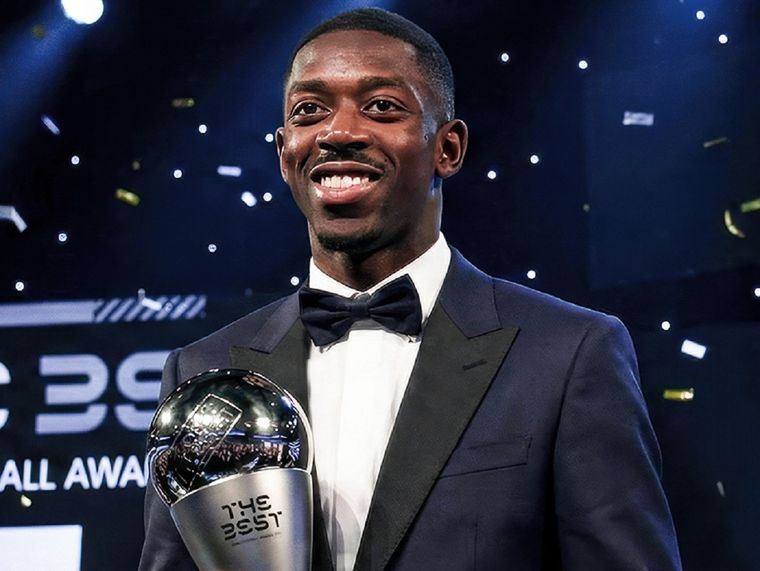 Dembelé, premiado con el The Best al mejor jugador de 2025 (foto de archivo).