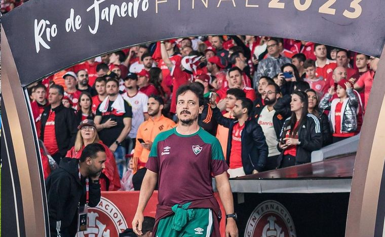 Diniz va camino a la final de la Libertadores. Foto: Instagram