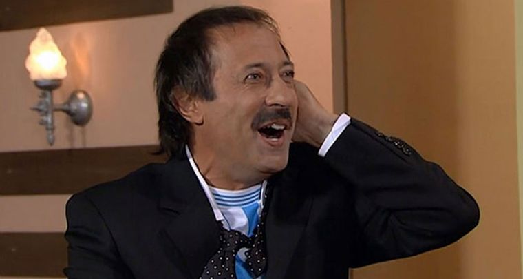 Francella, en el eje de las humoradas tras el partido de Racing. Foto: Captura