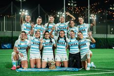 Las Yaguaretés festejaron en Lima. Foto: Las Yaguaretés