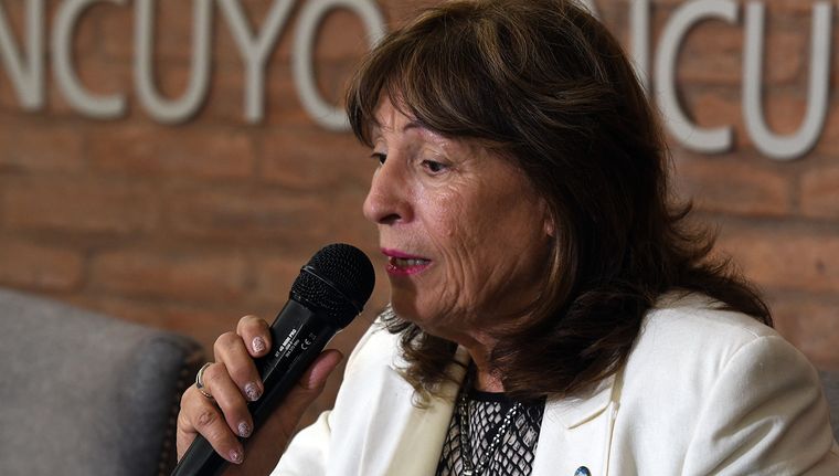 Esther Sánchez, rectora de la UNCuyo Foto: ALF PONCE MERCADO / MDZ