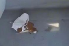 repugnante hallazgo en un colectivo en guaymallen: defecaron entre las butacas