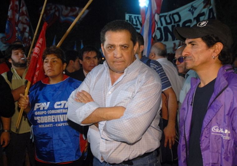 El dirigente piquetero Luis D´Elía. Foto: NA