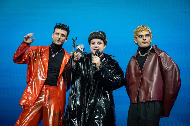 Usted Señalemelo se alzó con un Premio Gardel. Foto: Gentileza prensa Gardel. PH Agustin Dusserre