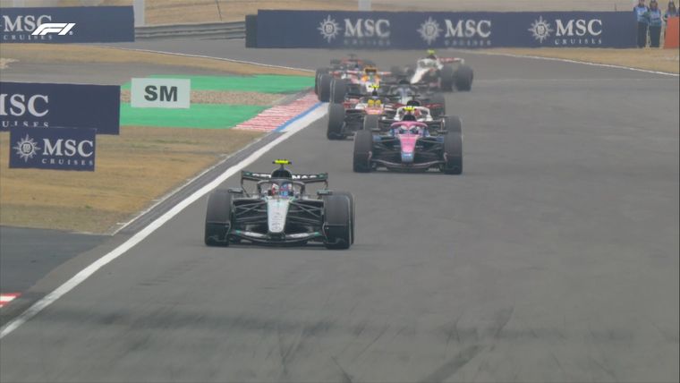 Franco Colapinto, justo por detrás de Kimi Antonelli. Franco Colapinto, justo por detrás de Kimi Antonelli.